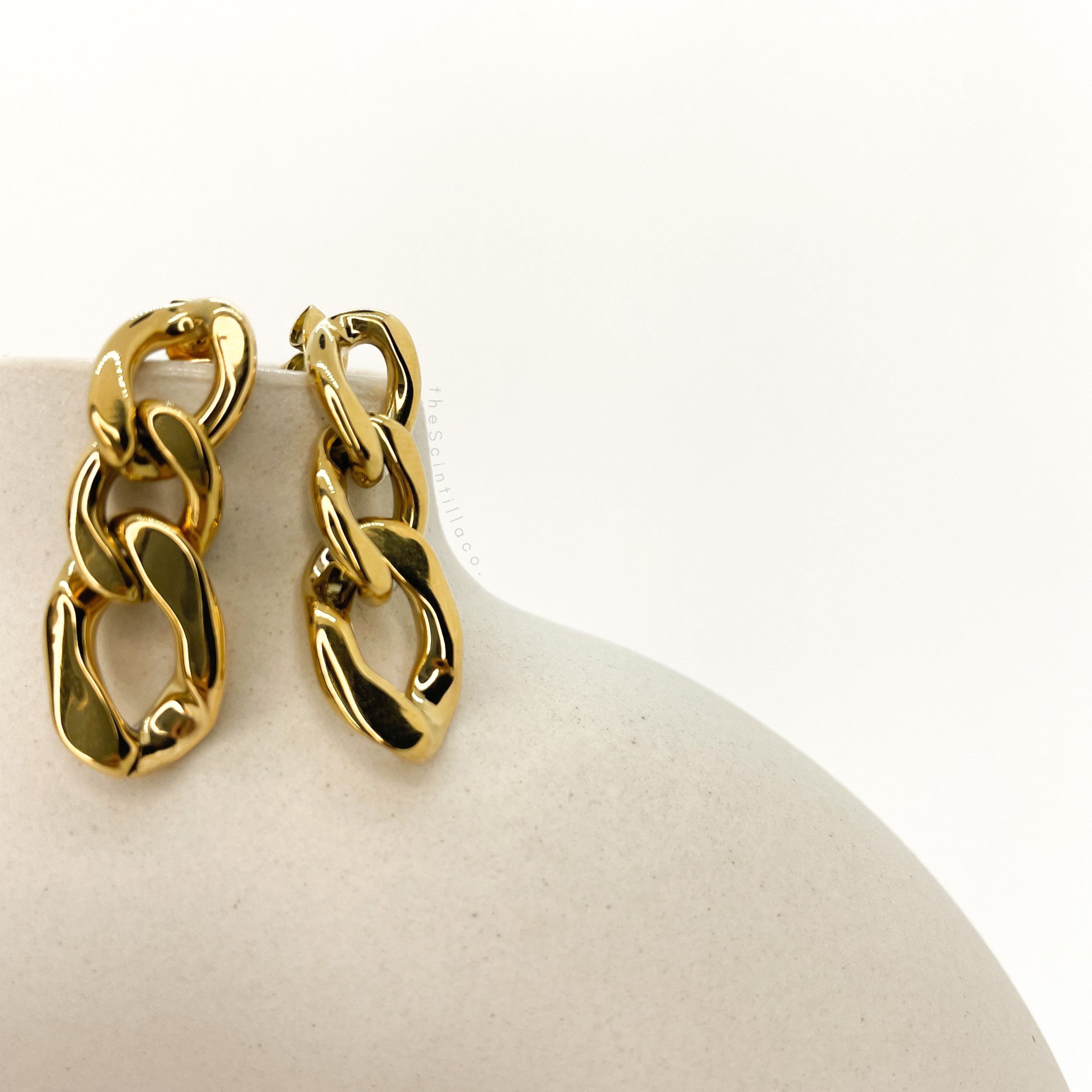 Halley Cuban Chain Earring