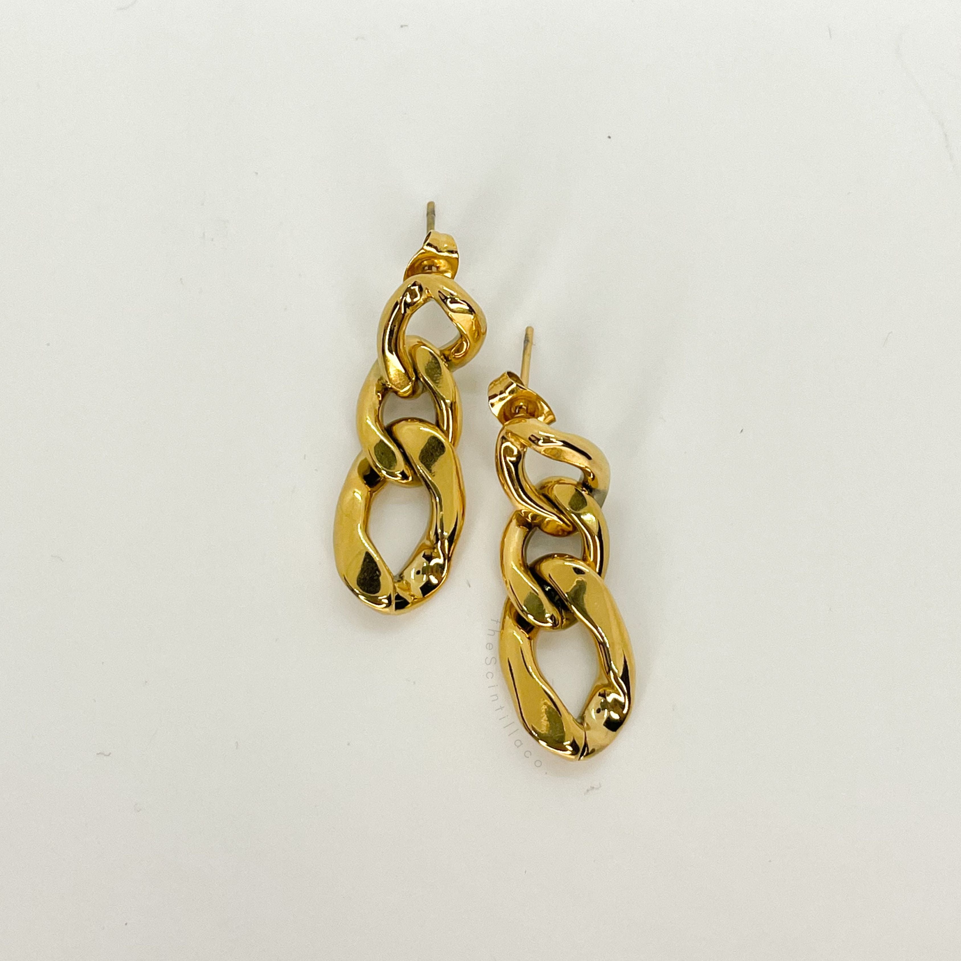 Halley Cuban Chain Earring