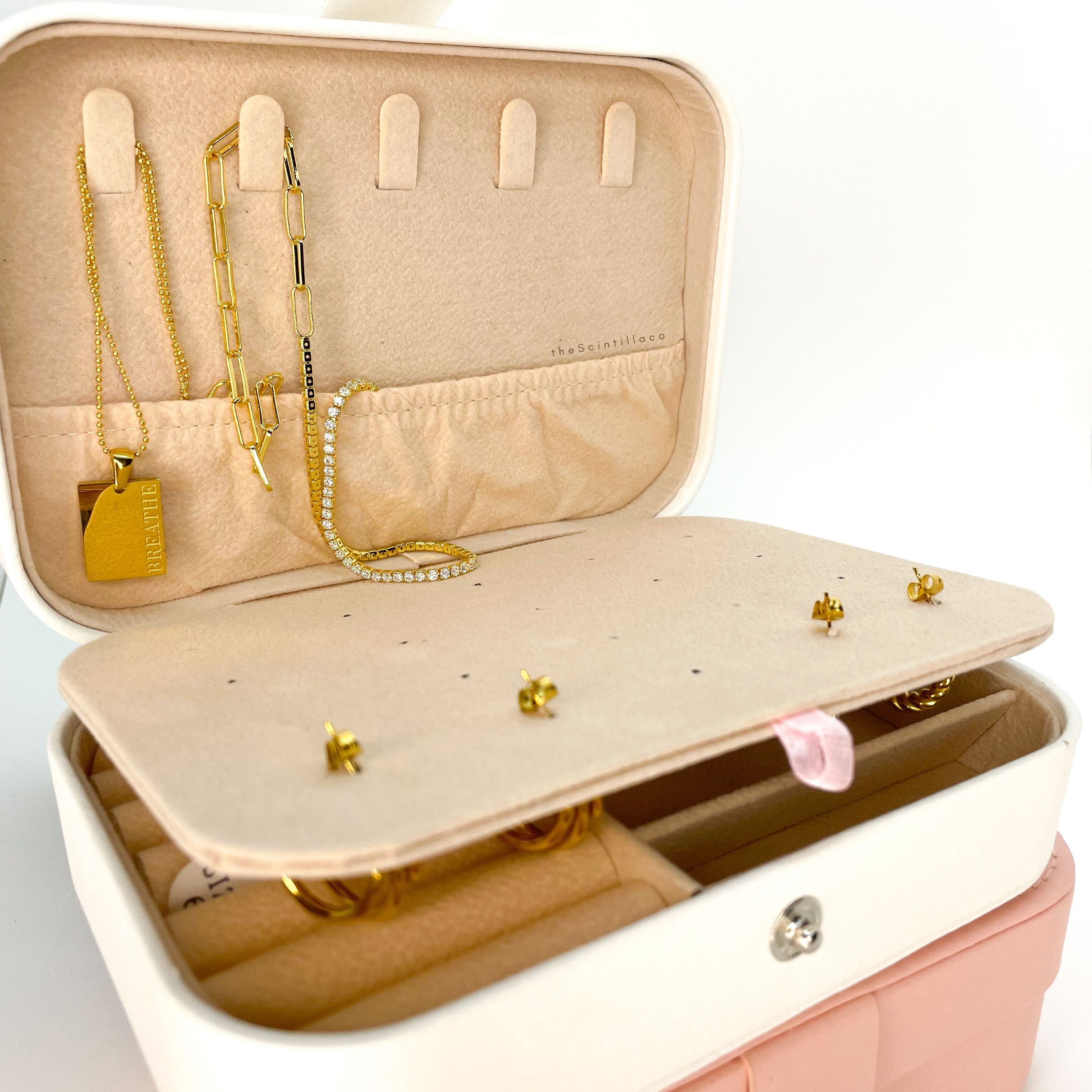 Travel Jewellery Storage Box