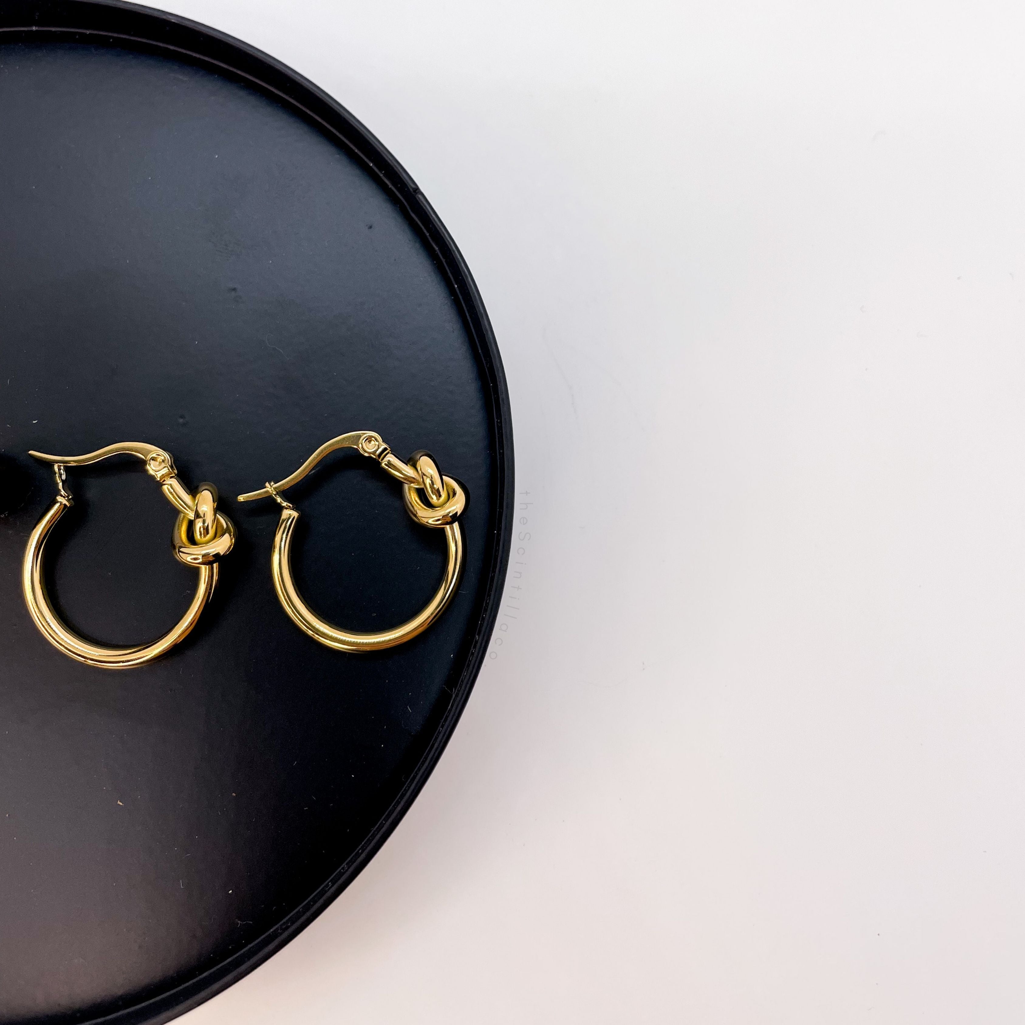 Azha Knot Hoop Earring