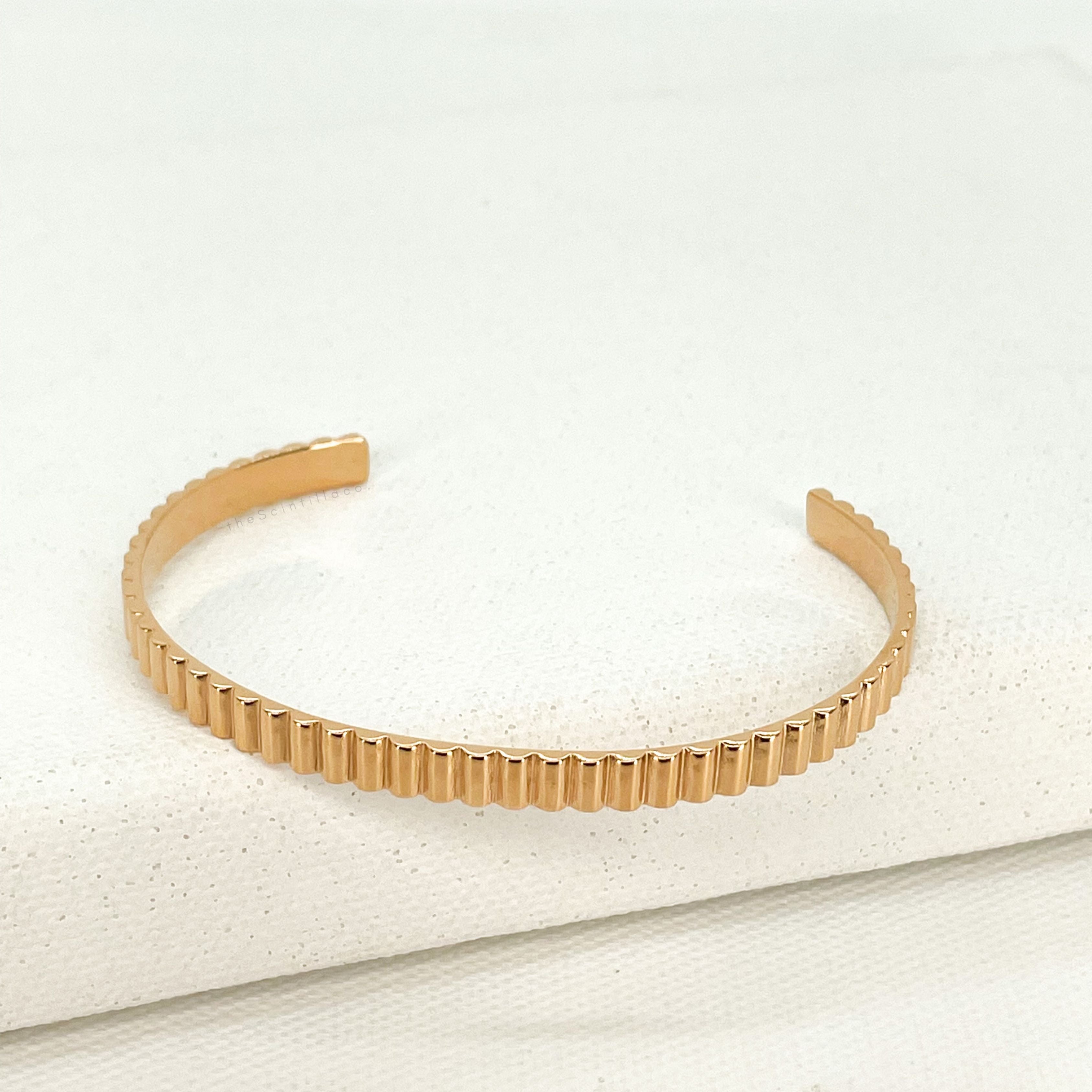 Sol Open Cuff Adjustable Bangle Bracelet