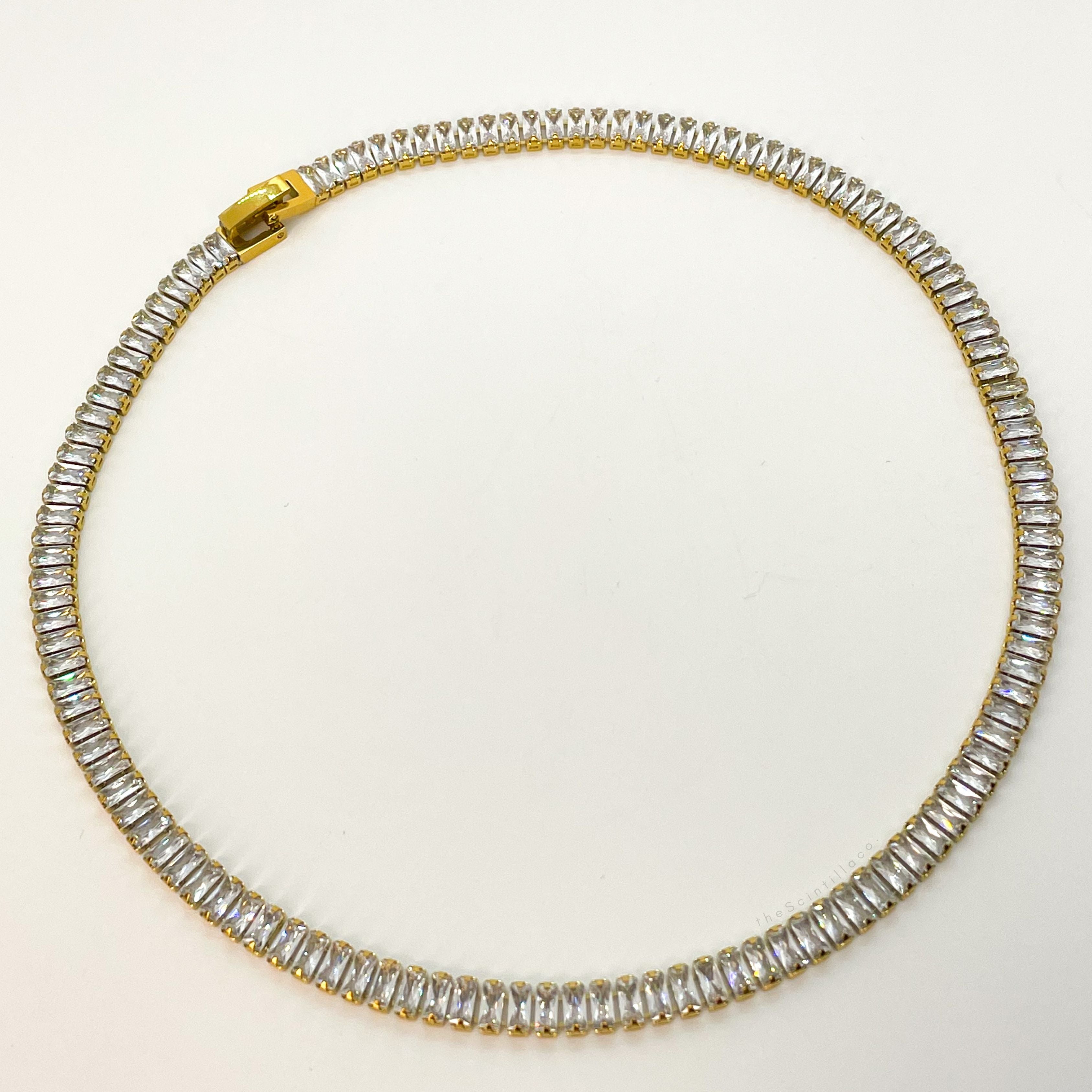 Electra-Zircon Tennis Chain Necklace